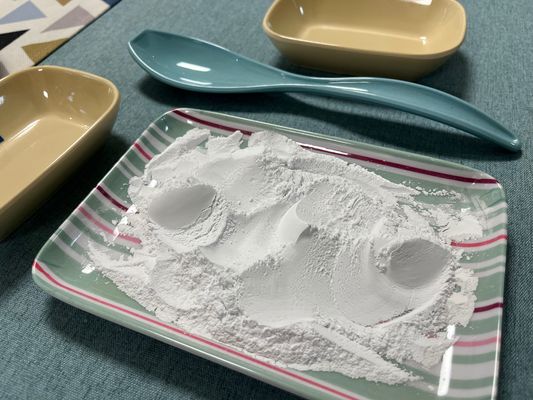 Порошок белого меламина Dinnerware сырья меламина застекляя