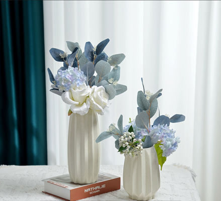 Гладкая маленькая керамическая ваза для современных столовых стойки гостиные ванная комната