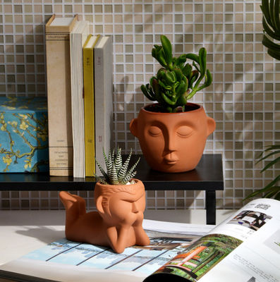 Маленькие терракотовые горшки для растений