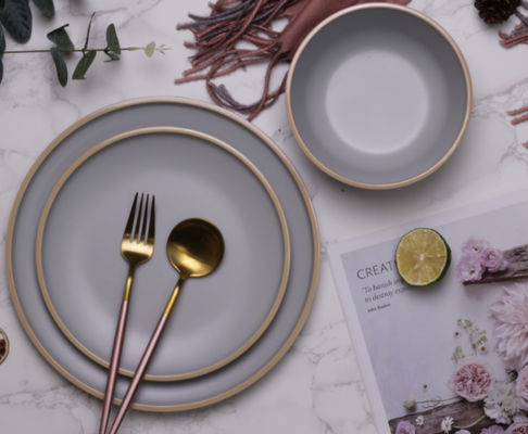 Кэмпинг Меламин Столовые тарелки и миски 12 шт.