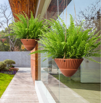 Висячие плантаторы для комнатных растений, терракотовые висячие плантаторы, керамические висячие горшки, висячие корзины, висячие плантаторы