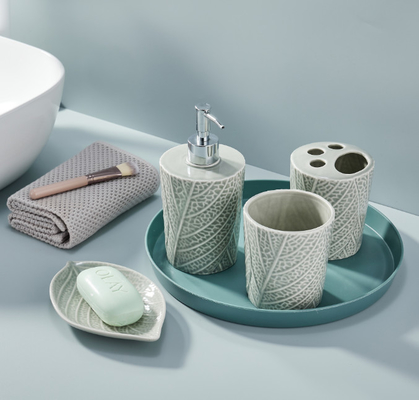 Хранилища для зубных щетки, керамический комплект аксессуаров для ванной, подарок на День Благодарения, декорация ванной комнаты, мыльный диспенсер для ванной комнаты,