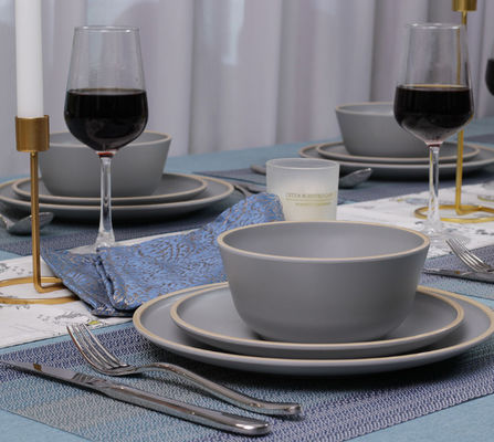 Gufaith 4 меламин столовая посуда набор Тарелки и миски 12 штук