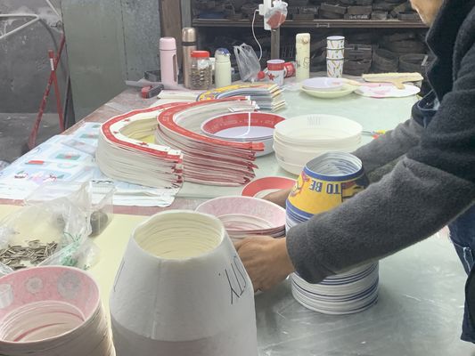 Специализированная меламинная декальная бумага для столовой посуды различной формы