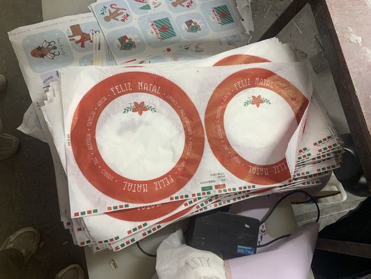 Специализированная меламинная декальная бумага для столовой посуды различной формы