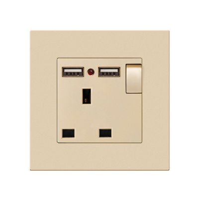 Меламинная зарядная лампочка 13A 16A USB Type C Multi Hole Socket