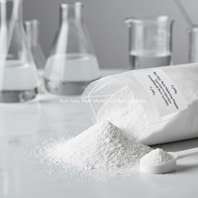 Нетоксичный чистый меламиновый порошок, молекулярная формула C3H6N6, основное сырье для синтеза меламиноформальдегидной смолы